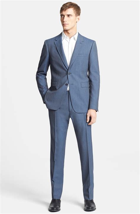 Burberry London Herringbone Millbank Travel Suit 